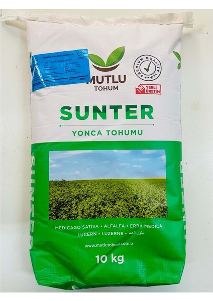 Sunter Sertifikalı Yonca Tohumu 10 Kg