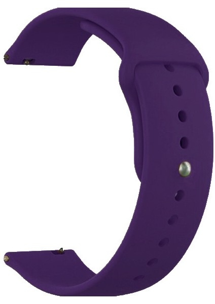 Garmin Venu Sq-sq Music Için Silikon Kordon Kayış Mor