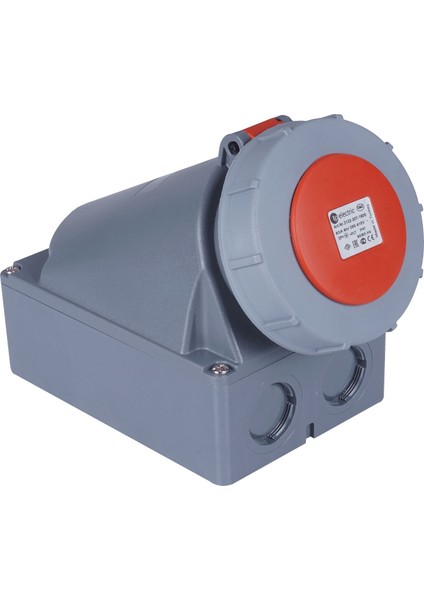 5X63A. Eğik Gövdeli Duvar Prizi