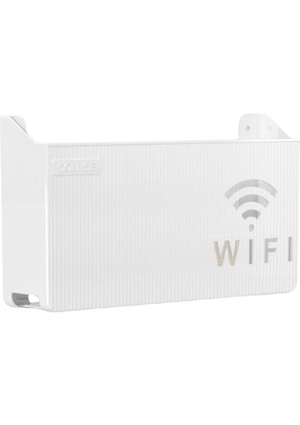 Yönlendirici Raf Duvarı Asma Office Için Çok Fonksiyonlu Kablo Braket Organizatörü Yeni Beyaz fiyatları