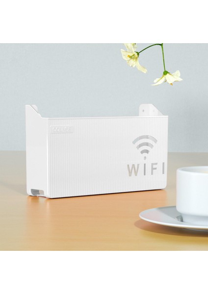 Yönlendirici Raf Duvarı Asma Office Için Çok Fonksiyonlu Kablo Braket Organizatörü Yeni Beyaz modelleri