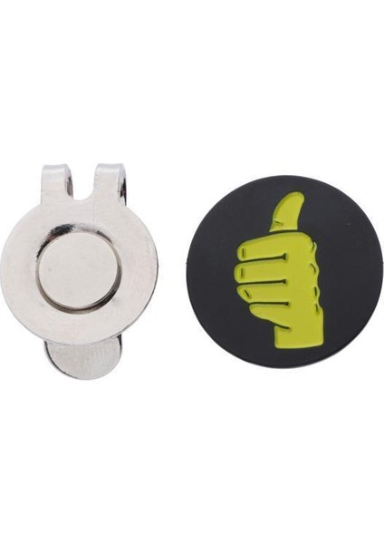 2xmetal Jest Şapka Klipli Golf Aksesuarları ile Golf Topu Işaretleyici 02 2 Adet (Yurt Dışından)