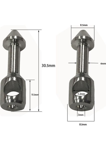 Balık Tabancası Hortum Atış Balık Tabancası Aksesuarlar Tırnak 4 Pc