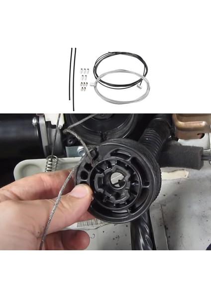 Araba Araç Sürgülü Kapı Kablosu Onarım Seti 4 Pc fırsatları
