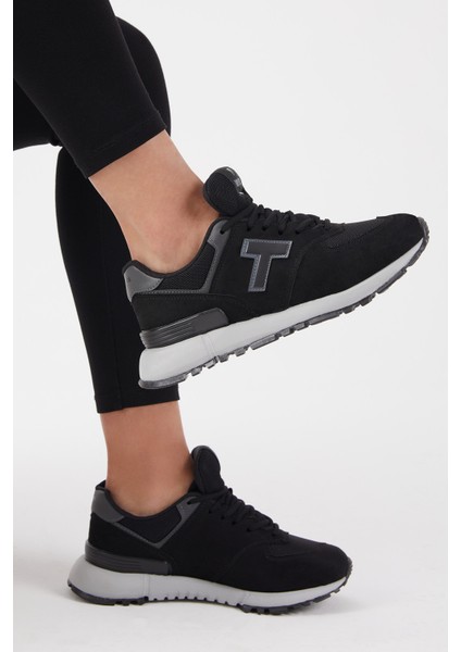 Unisex Siyah Kaymaz Eva Taban Süet Sneaker fiyatları