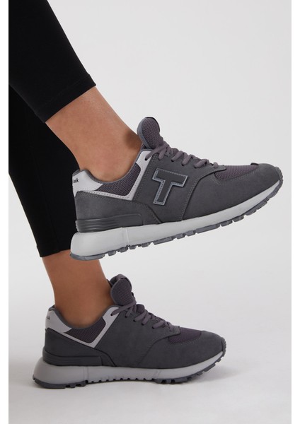 Unisex Füme Kaymaz Eva Taban Süet Sneaker modelleri