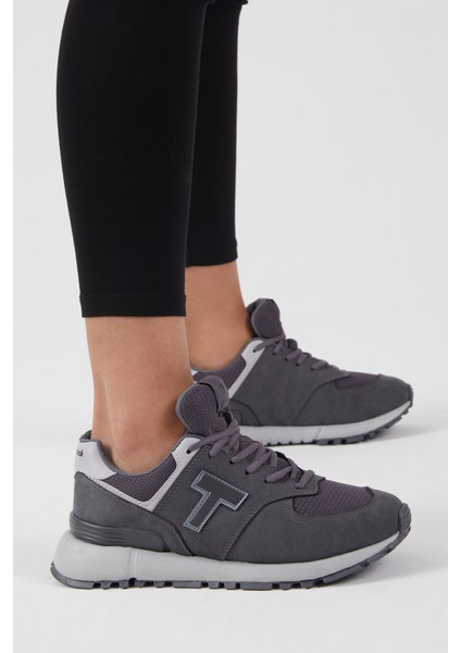 Unisex Füme Kaymaz Eva Taban Süet Sneaker fırsatları