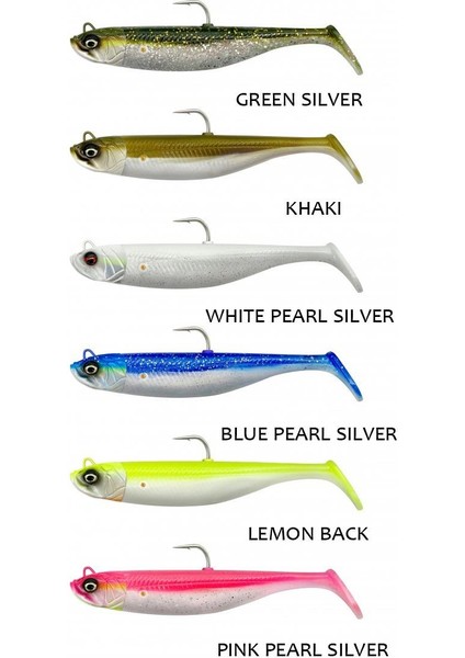 Savage Minnow 10CM 20GR 2+1 Silikon Yem