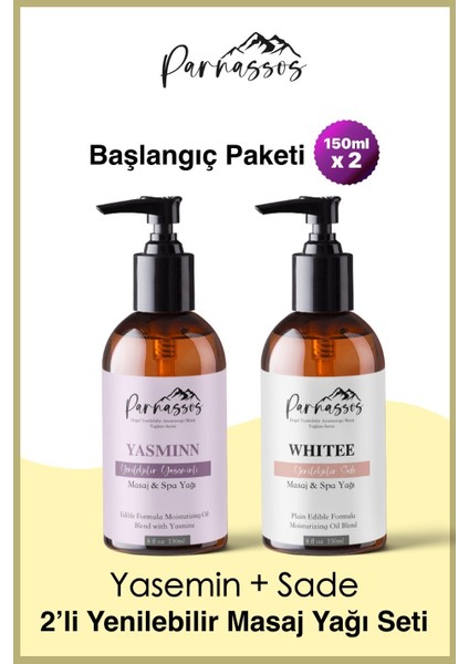 Yasemin Özlü ve Natural Sade Masaj Yağı