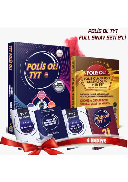(2’li Set) Polis Ol Tyt - Polisol Rehber + 4 Hediye