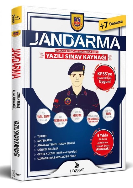 Jandarma Uzman Erbaş Yazılı Sınava Özel Hazırlık (2023 Alımları Için Özel Kaynak)