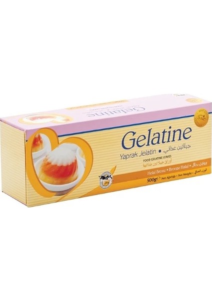 Jelatin Yaprak 1 kg 300'LÜ