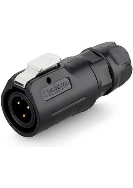 LP-12-C03PE-02-001 3-Pin Su Geçirmez Konnektör - Erkek