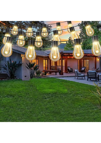 10 LED 6.5 M Gün Işığı Peri LED Pilli Bahçe Dekor Aydınlatması Doğum Günü -Düğün Yılbaşı Parti LED Dekoratif