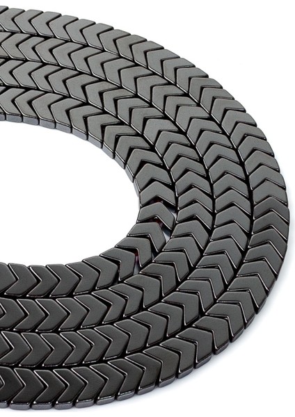 8x3 mm Gri Çavuş Hematit Taşı Dizi