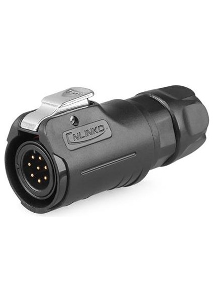 LP-12-C08PE-02-001 8-Pin Su Geçirmez Konnektör - Erkek