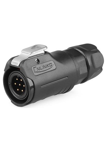 LP-12-C07PE-02-001 7-Pin Su Geçirmez Konnektör - Erkek