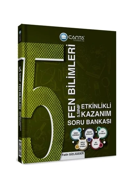 Çanta Yayınları 5.Sınıf Fen Bilimleri Etkinlikli Kazanım Soru Bankası 2022