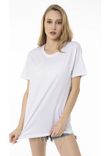 Unisex Pamuklu Bisiklet Yaka Kısa Kollu T-Shirt modelleri