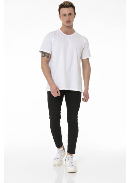 Unisex Pamuklu Bisiklet Yaka Kısa Kollu T-Shirt indirimleri