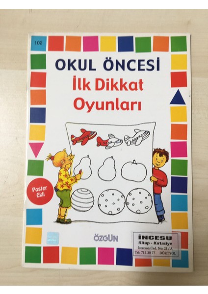 Okul Öncesi Ilk Dikkat Oyunları