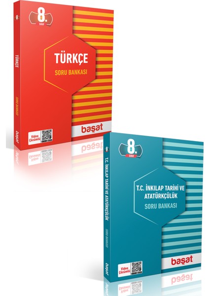 8. Sınıf Başat Türkçe-Inkılap Tarihi Soru Bankası Seti