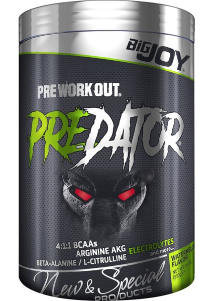 Bigjoy Sports Predator Preworkout Karpuz Aroma 510g