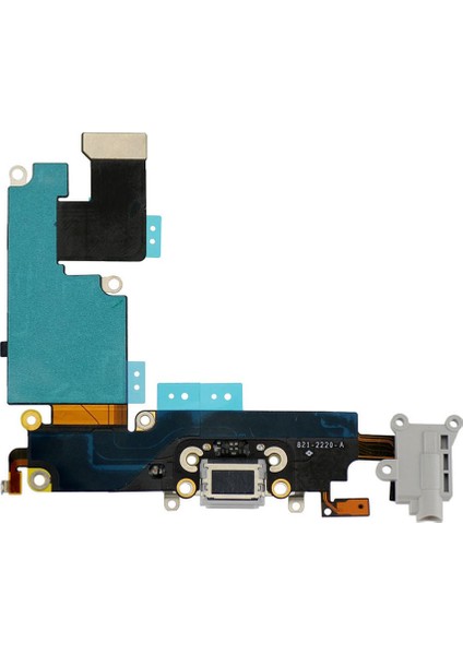 Iphone 6 Plus Şarj Soketi Kulaklık Soketi Mikrofon Filmi Flex Gri