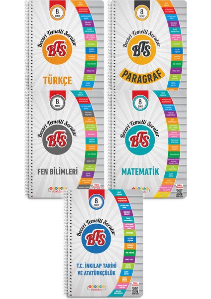 8. Sınıf Türkçe-Paragraf-Fen Bilimleri-Matematik-Inkılap Tarihi Beceri Temelli Sorular