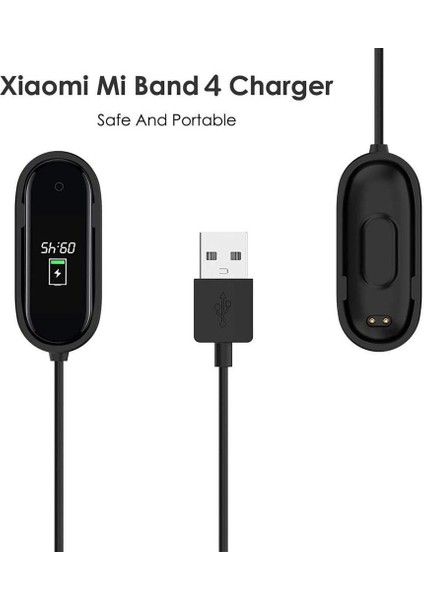 Xiaomi Mi Band 4 Uyumlu USB Şarj Kablosu modelleri