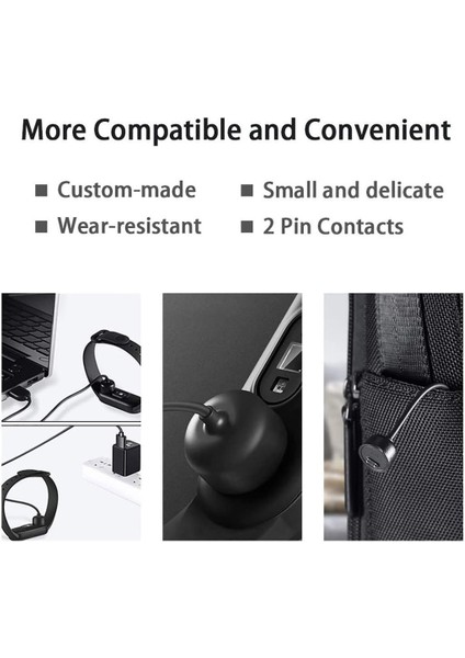 Xiaomi Mi Band 5 Uyumlu Manyetik USB Şarj Kablosu indirimleri