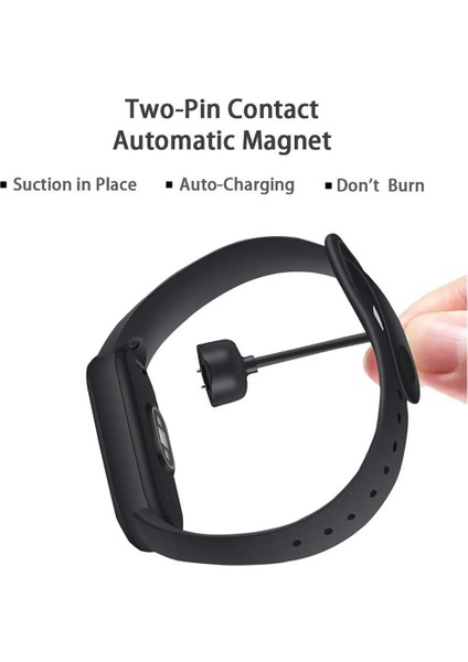 Xiaomi Mi Band 6 Uyumlu Manyetik USB Şarj Kablosu fiyatları