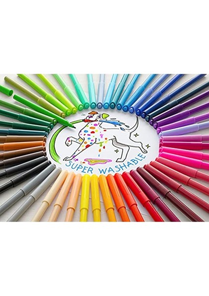 Faber Castell Keçeli Kalem 50 Renk Süper Yıkanabilir fiyatları