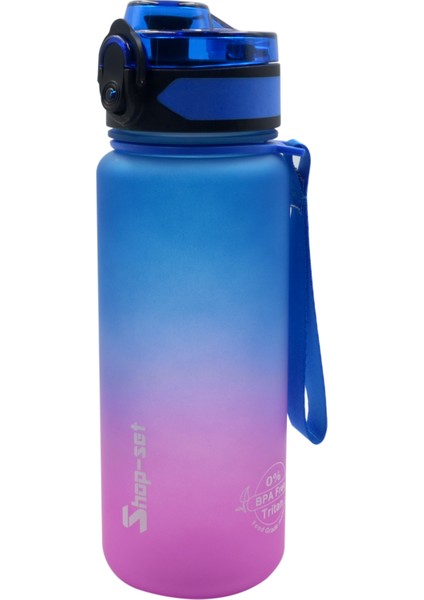 Tritan Su Matarası Softtouch 500 ml Lacivert - Pembe