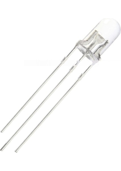 3 Bacak Kırmızı Yeşil 5mm Katot Diyot Çift Renk LED - 5 Adet
