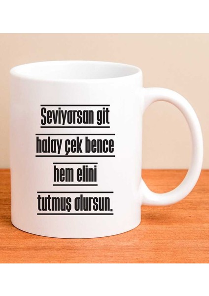 Halay Çeken Kupa Bardak