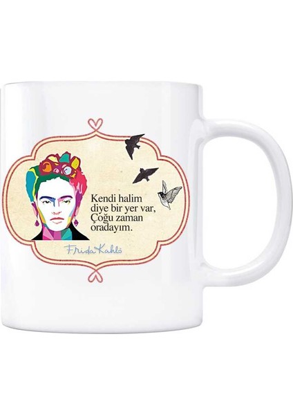Frida Kahlo Kupa Bardak - Kendi Halim