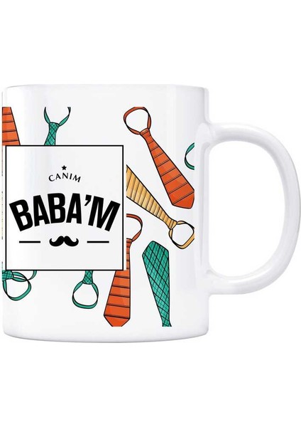 Babalar Gününe Özel Kupa - Canım Babam - Kravat