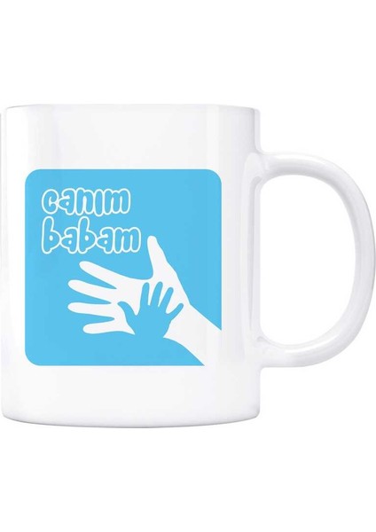 Canım Babam Kupa Bardak - Mavi
