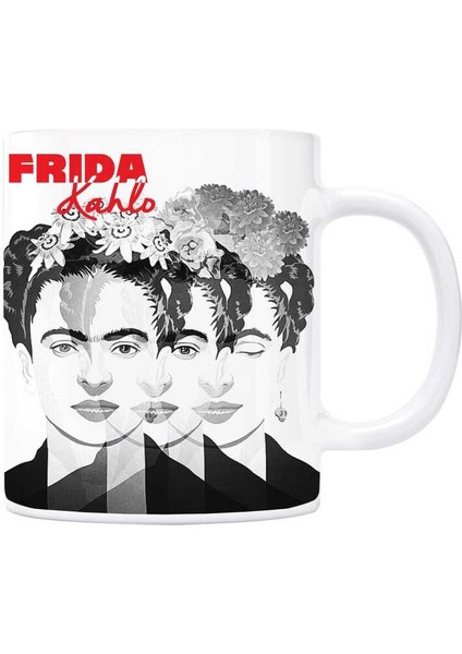 Frida Kahlo Kupa Bardak Siyah