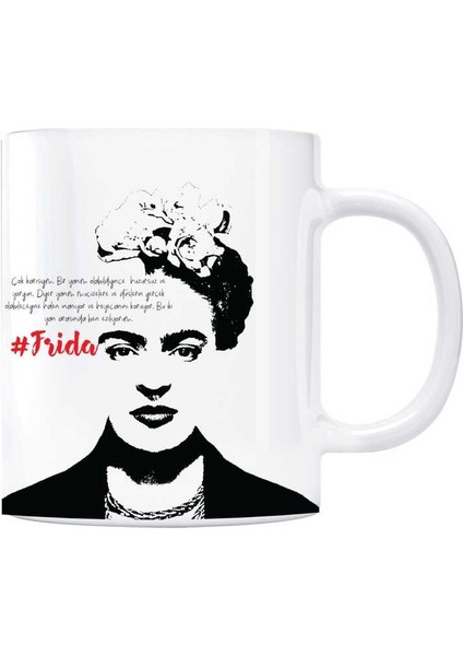 Frida Kahlo Kupa Bardak - Çok Karışığım