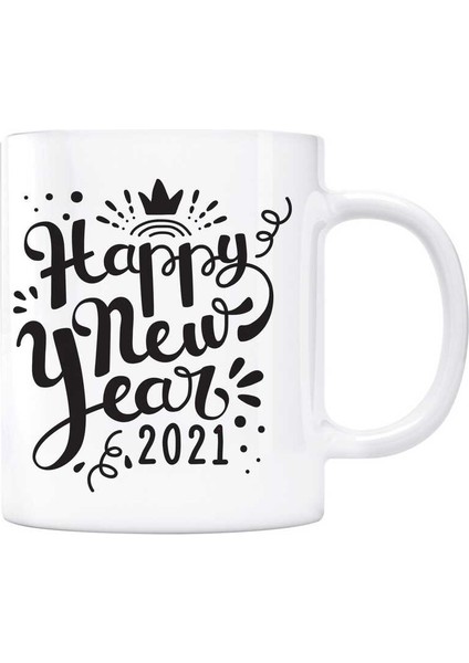 Yeni Yıl Kupa Bardak - Happy New Year