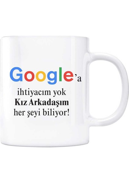 Google Kupa Bardak - Kız Arkadaşım Her Şeyi Biliyor Google A Ihtiyaç Yok