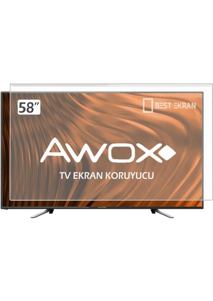 Awox 58" Inç 146 Ekran Tv Ekran Koruyucu