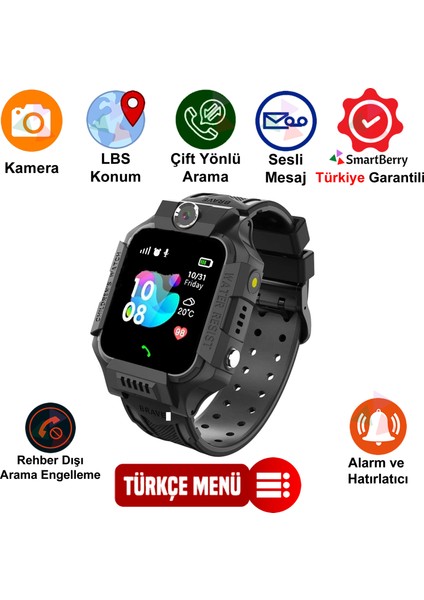 Z2 LBS Konumlu Akıllı Çocuk Takip Saati Sim Kartlı Arama, Kameralı, Gizli Dinleme Özellikli modelleri
