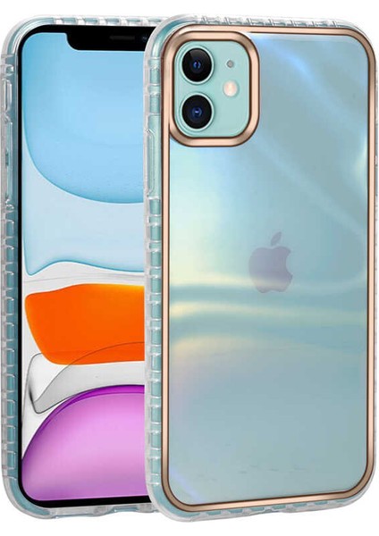 - Apple iPhone 11 - Kılıf Desenli Parlayan Transparan Avva Kapak - NO6