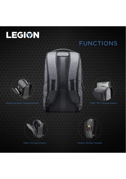 Legion 15.6 Recon Gaming Notebook Sırt Çantası GX40S69333