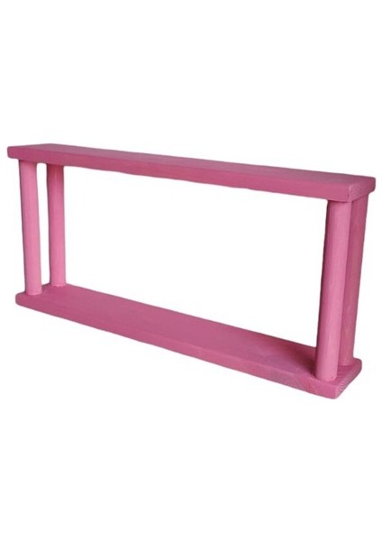 Ahşap Pembe Çam Ağacı Baharatlık Stand Mutfak Organizer