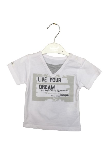 Live Your Dream Beyaz T-Shirt