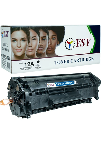 Hp Q2612A 12A -  2K(2000) Sayfa Verimli (Yenileme Toner) Hp Laserjet  1020 1010 1012 1018 1022  3015 3030 3050 3055 3020 1022N 3052 M1005 M1319F Mfp